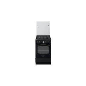 INDESIT   Cooker   IS5G8MHA/E   Hob type Gas   Oven type Electric   Black   Width 50 cm   Grilling   Depth 60 cm   60 L