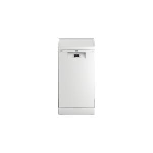 Beko BDFS15020W, Fritstående, Slimline (45 cm), Hvid, LED, Rustfrit stål, 10 kuverter