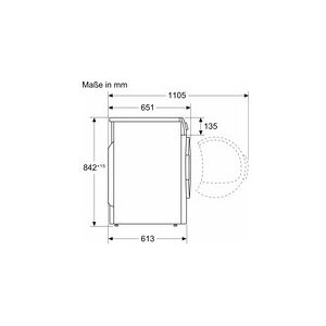 Siemens iQ700 WT47XMS1 Kondenstørretumbler - 8 kg.