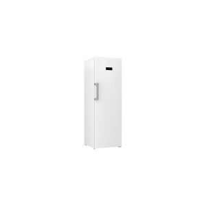 Beko RFNE312E43WN - Fryser - stående - bredde: 59.5 cm - dybde: 65.5 cm - højde: 185 cm - 282 liter - Klasse E - hvid