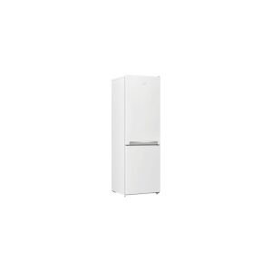 Beko RCSA270K30WN - Køleskab/fryser - bund-fryser - bredde: 54 cm - dybde: 58 cm - højde: 171 cm - 262 liter - Klasse F - hvid