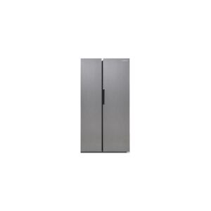 Samsung RS66A8100S9 - Køleskab/fryser - side-by-side - bredde: 91.2 cm - dybde: 77.2 cm - højde: 178 cm - 652 liter - Klasse F - platin-inox