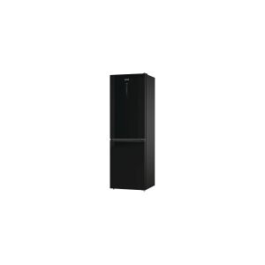 Gorenje NRK6192ABK4 - Køleskab/fryser - bund-fryser - bredde: 60 cm - dybde: 59.2 cm - højde: 185 cm - 300 liter - Klasse E - sort