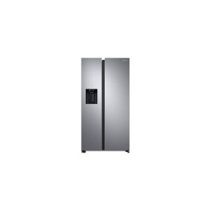 Samsung RS6GA854CSL - Køleskab/fryser - side-by-side med vanddispenser, isdispenser - bredde: 91.2 cm - dybde: 71.6 cm - højde: 178 cm - 635 liter -