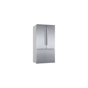 Bosch Serie   8 KFF96PIEP - Køleskab/fryser - frans dør-bundfryser - Wi-Fi - niche - bredde: 91.4 cm - dybde: 63.5 cm - højde: 183 cm - 573 liter - Klasse E - inox-easyclean