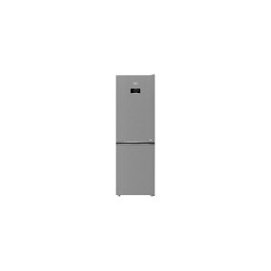 Beko bPRO 500 B5RCNE365HXB - Køleskab/fryser - bund-fryser - bredde: 59.5 cm - dybde: 66.3 cm - højde: 186.5 cm - 316 liter - Klasse D - metallook