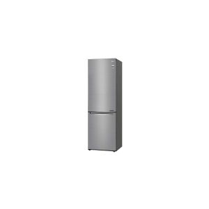 LG Electronics LG V+ GBB71PZEMN - Køleskab/fryser - bund-fryser - bredde: 59.5 cm - dybde: 68.2 cm - højde: 186 cm - 341 liter - Klasse E - platinsølv