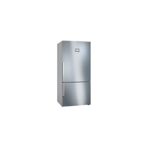 Bosch Serie   6 KGN86AIDR - Køleskab/fryser - bund-fryser - bredde: 86 cm - dybde: 81 cm - højde: 186 cm - 631 liter - Klasse D - inox-easyclean