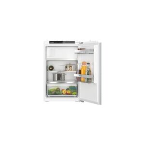 Siemens iQ300 KI22LVFE0 - Køleskab med fryseenhed - til indbygning - niche - bredde: 56 cm - dybde: 55 cm - højde: 88 cm - 119 liter - Klasse E