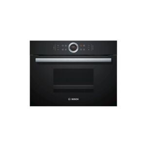 Bosch Serie   8 CDG634AB0 - Dampovn - til indbygning - niche - bredde: 56 cm - dybde: 55 cm - højde: 45 cm - sort