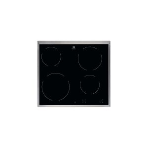 Electrolux Inspiration EHF16240XK - Keramisk kogeplade - 4 plader - Niche - bredde: 56 cm - dybde: 49 cm - sort