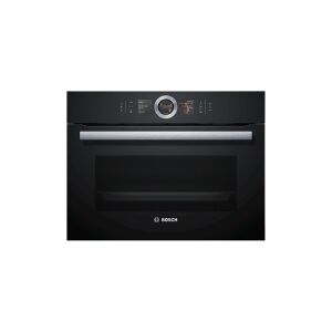 Bosch Serie   8 CSG656RB7 - Ovn - med dampfunktion - til indbygning - Wi-Fi - niche - bredde: 56 cm - dybde: 55 cm - højde: 45 cm - med selv-rengøring - Klasse A+ - sort