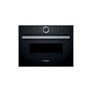 Bosch Serie   8 CMG633BB1 - Kombinationsovn - til indbygning - bredde: 56 cm - dybde: 55 cm - højde: 45 cm - sort