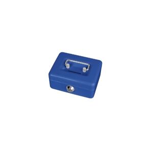 MAUL pengekasse med møntindkast, blålakeret stål, sikkerhedscylinderlås med 2 (56030-37)