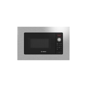 Bosch Serie   2 BFL623MS3 - Mikrobølgeovn - til indbygning - 20 liter - 800 W - rustfrit stål