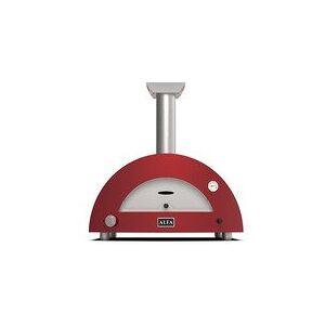 Alfa Forni Moderno 2 Pizze Hybrid Pizza Oven Antique Raudona