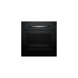 Bosch Serie   4 HBA534EB0 - Ovn - til indbygning - niche - bredde: 56 cm - dybde: 55 cm - højde: 58.5 cm - med selv-rengøring - Klasse A - sort