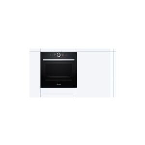 Bosch Serie   8 HSG636BB1 - Ovn - med dampfunktion - til indbygning - niche - bredde: 56 cm - dybde: 55 cm - højde: 58.5 cm - med selv-rengøring - Klasse A+ - sort