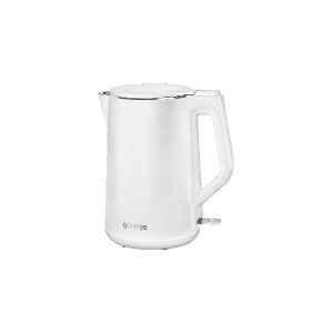 Gorenje Kettle K15DWW Electric, 2200 W, 1.5 L, Plastic + metal, 360° rotational base, White