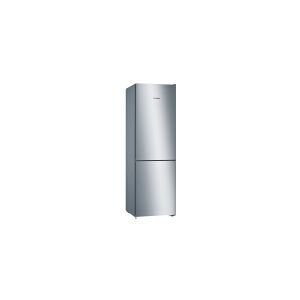 Bosch Serie   4 KGN36VLED - Køleskab/fryser - bund-fryser - bredde: 60 cm - dybde: 66 cm - højde: 186 cm - 326 liter - Klasse E - inox-look