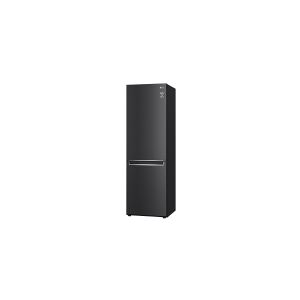 LG Electronics LG GBB71MCVGN - Køleskab/fryser - bund-fryser - bredde: 59.5 cm - dybde: 68.2 cm - højde: 186 cm - 341 liter - Klasse D - matsort
