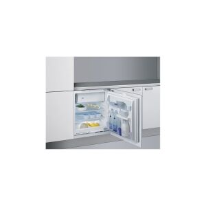 Whirlpool ARG 590/A+ - Køleskab med fryseenhed - under køkkenbord - til indbygning - niche - bredde: 60 cm - dybde: 55 cm - højde: 82 cm - 132 liter - Klasse A+ - hvid