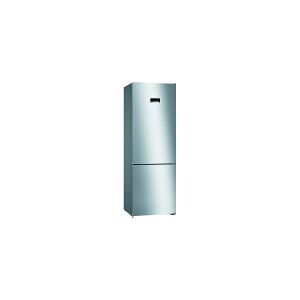 Bosch Serie   4 KGN49XLEA - Køleskab/fryser - bund-fryser - bredde: 70 cm - dybde: 67 cm - højde: 203 cm - 438 liter - Klasse E - inox-look