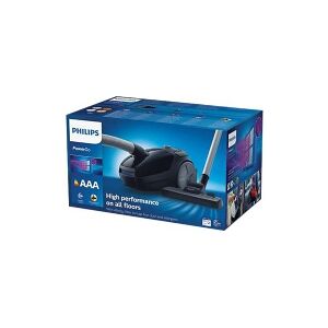 Philips PowerGo FC8241 - Støvsuger - beholder - pose - intens sort