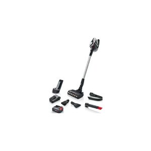 Bosch Serie 8 BCS8224WA, Dry, Filtrering, Bare gulv, Hårdt gulv, Poseløs, Sort, Rød, Stål, 2,4 L