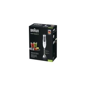 Braun Multiquick 3 Vario MQ 3100 WH Smoothie+ - Stavblender - 750 W - hvid/grå