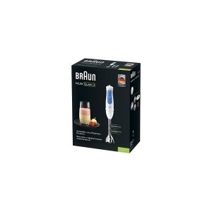 Braun Multiquick 3 MQ 3000 Smoothie+ - Stavblender - 700 W - hvid/blå