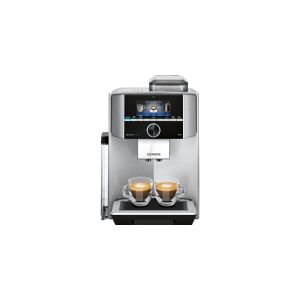 Siemens EQ.9 TI9558X1DE, Espressomaskine, 2,3 L, Kaffebønner, Malet kaffe, Indbygget kværn, 1500 W, Sort, Rustfrit stål