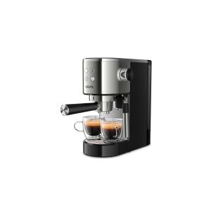 Krups Virtuoso XP442C11, Espressomaskine, Malet kaffe, Sort, Rustfrit stål