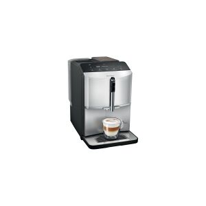 Siemens EQ.300 TF303E01 - Automatisk kaffemaskine med mælkeskummer - 15 bar - lys sølv