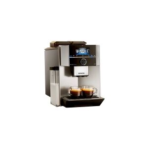 Siemens EQ.9 TI9558X1DE, Espressomaskine, 2,3 L, Kaffebønner, Malet kaffe, Indbygget kværn, 1500 W, Sort, Rustfrit stål
