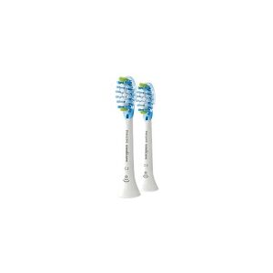 Philips Sonicare C3 Premium HX9042 Plaque Control - Ekstra tandbørstehoved - til tandbørste - hvid (pakke med 2)