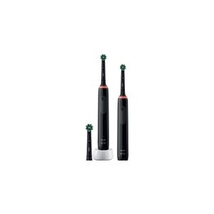 Oral-B Pro 3 3900 Black Edition med 2. håndstykke JAS22