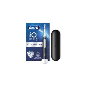 Braun Oral-B iO 8006540730744, Voksen, Vibrerende tandbørste, Daglig pleje, Sensitiv, Blegning, Sort, 2 min, Rund