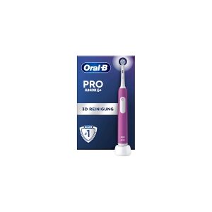 Braun Oral-B Junior 8006540742891, Barn, Roterende tandbørste, Daglig pleje, Sensitiv, Blegning, Lilla, 2 min, Blød