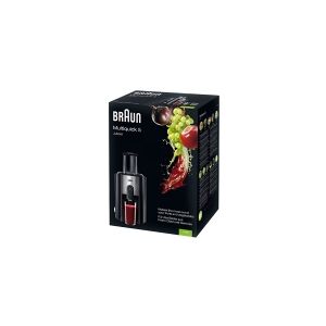 Braun IdentityCollection Multiquick 5 J 500 BK - Saftpresser - 1.25 liter - 900 W - premium sort/rustfrit stål