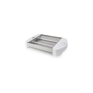 Tristar BR-2400 flad brødrister - rustfrit stål - hvid - plast - rustfrit stål - drejekontrol - 400 W - 232 x 200 mm - 948 g (BR-2400)