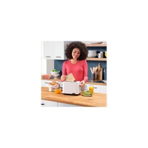 Braun Breakfast1 HT 1010 WH - Brødrister - 2 skive - 2 Holdere - hvid