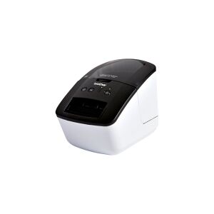 Brother QL-700 - Etiketprinter - direkte termisk - Rulle (6,2 cm) - 300 dpi - op til 150 mm/sek. - USB - skærer