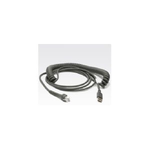 Zebra Technologies Zebra - USB-kabel - USB - 2.7 m - snoet - for Symbol LS2208, LS4208, LS4278  Zebra VC80X