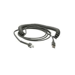 Zebra Technologies Zebra - USB-kabel - USB (han) - 2.74 m - snoet - for Zebra DS3578, DS4208, DS6878, DS9208, LI4278
