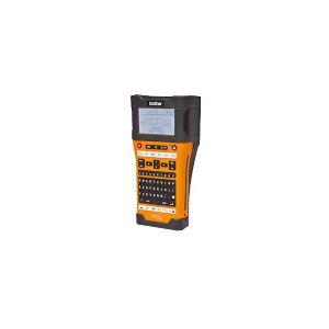 Brother PT-E500VP - Etikettemaskine - S/H - termo transfer - Rulle (2,4 cm) - 180 dpi - op til 30 mm/sek. - USB 2.0 - skærer - 7 skrivelinier