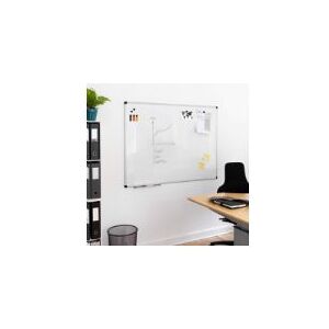 Naga Whiteboard 120x180 cm magnetisk med aluminiumsramme inkl. 1 marker og 2 magneter