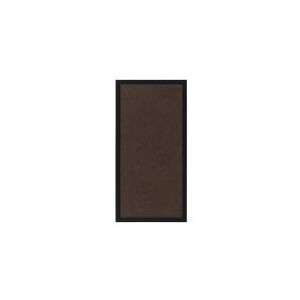 Naga Opslagstavle 50x100 cm mørkebrunt kork med sort ramme