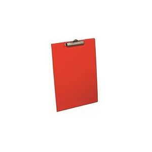 Clipboard Bantex A4 dobbelt, rød, PVC