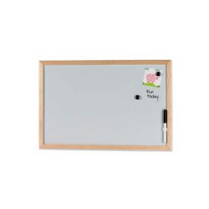 Naga Whiteboard 60x40 cm magnetisk med træramme - inkl. 1 marker og 2 magneter